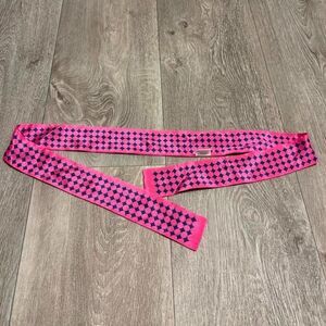 vintage checkered 100% silk tie